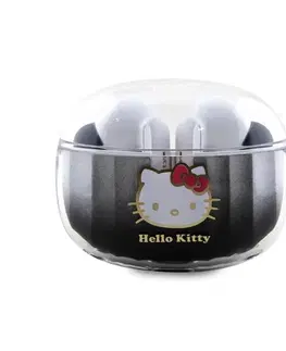 Slúchadlá Hello Kitty True Wireless Kitty Head Logo Stereo Earphones, čierne
