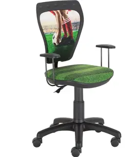 Otočné kreslá Kancelárska stolička Ministyle Black Pokutový kop