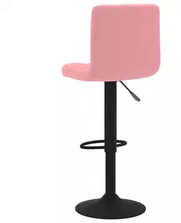 Barové stoličky Barová stolička zamat / kov Dekorhome Vínová
