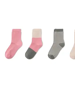 Socks Ponožky, 5 párov, ružové
