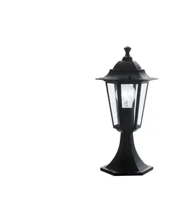 Záhradné lampy Eglo EGLO 22472 - Vonkajšia lampa LATERNA 4 1xE27/60W čierna IP44 
