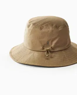 turistik Trekingový klobúk Travel 100 s ochranou proti UV hnedý