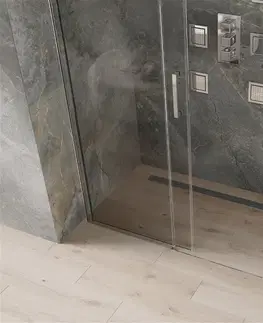 Sprchovacie kúty MEXEN/S - OMEGA sprchovací kút 140x80, transparent, chróm 825-140-080-01-00