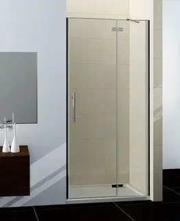 Sprchovacie kúty H K - Sprchové dvere MELODY F5 120 jednokrídlové s pevnou stenou 118-121 x 195 cm SE-MELODYF5120SET