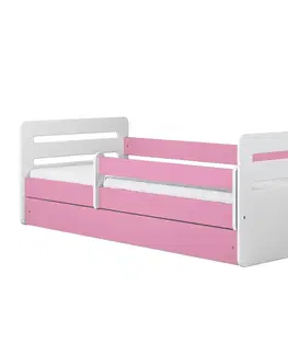 Jednolôžkové postele Detská posteľ Tomi+Sz+M Ružová 80x140