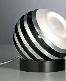 Stolové lampy TECNOLUMEN TECNOLUMEN Bulo – stolná LED lampa čierna