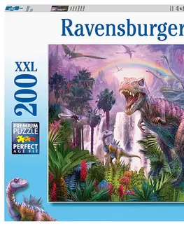 Hračky puzzle RAVENSBURGER - Svet dinosaurov 200 dielikov
