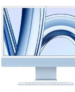 Notebooky Apple iMac 24" 4,5K M3 8C CPU/10C GPU 8/512 GB, modrý SK