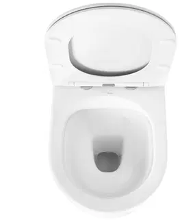 Záchody REA - Závesná WC misa vrátane sedátka Olivier REA-C6509