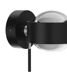 Bodové svetlá Top Light Puk Mini Wall+ LED šošovky číre, čierne matné/chrómové