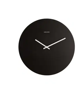 Hodiny Karlsson 5922BK dizajnové nástenné hodiny 31 cm