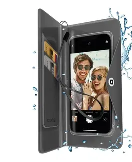 Puzdrá na mobilné telefóny Univerzálne puzdro SBS Splash-resistant pre smartfóny do 6,8'', čierna TEWATERWALK