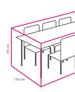 Ochranné plachty Ochranná plachta na stolovú súpravu (245x150x95 cm)