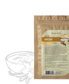 Ketodiéta Protein & Co. Keto mash - proteínová diétna kaša 1 porcia – 40 g PRÍCHUŤ: Jahoda
