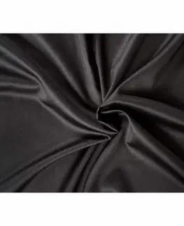 Plachty Kvalitex Saténové prestieradlo Luxury collection čierna, 140 x 200 cm