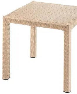 Záhradné stoly Stôl Infinitty 90x90 béžový