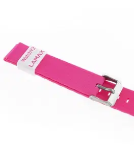 Príslušenstvo k wearables LAMAX WatchY2 - náhradný silikónový remienok, ružový