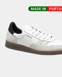 hádzan Hádzanárska brankárska obuv pre dospelých GK500 bielo-čierna