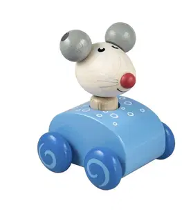 Hračky DETOA - Pískacia myš modrá