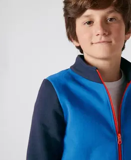 nohavice Chlapčenská súprava Warmy na cvičenie modrá