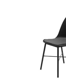 Stoličky - moderné Furniria 24062 Dizajnová stolička Jeffery čierna