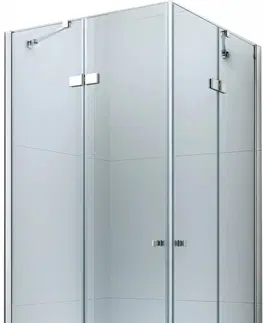 Sprchovacie kúty MEXEN/S - ROMA sprchovací kút 80x70, transparent, chróm 854-080-070-02-00