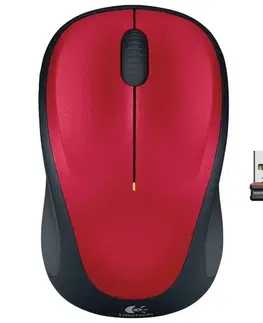 Myši Kancelárska myš Logitech bezdrôtová M235, červená 910-002496