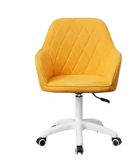 Kancelárske stoličky Kancelárske kreslo SANTY Tempo Kondela Žltá
