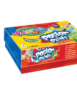 Hračky PATIO - Colorino temperové farby v kelímku 6 farieb