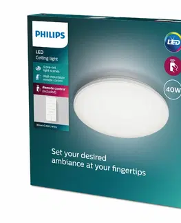 Svietidlá Philips 8720169196131 stropné LED svietidlo  Wincel 1x 40 W 4300lm 2700-6500K pr. 47,8 cm + ovládač