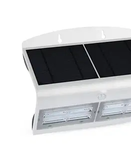 Svietidlá  LED Solárne nástenné svietidlo so senzorom LED/7W/3,7V 4000K IP65 biela 