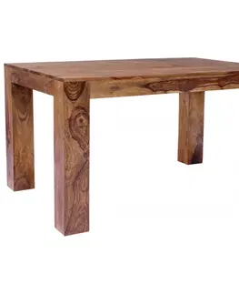 Jedálenské stoly Jedálenský stôl Tara 140x90 indický masív palisander