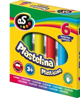 Hračky ASTRA - AS Školská plastelína 6 farieb, 303219001
