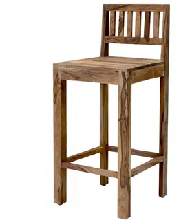 Jedálenské stoličky Stolička barová indický masív palisander