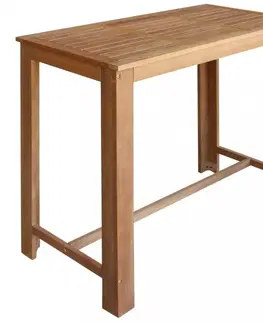 Barové stoličky Barový stôl hnedá Dekorhome 120x60 cm