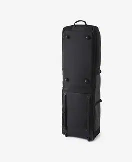 kufre Golfový transportný bag na kolieskach tmavosivý