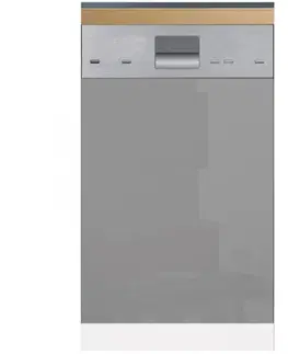 Kuchynské skrinky stojace Skrinka do kuchyne Gardena D60FZN dvierka na umývačku 570 X 596 grey