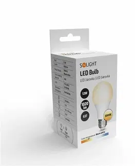 Žiarovky Solight Žiarovka LED WZ507A 12 W, E27, 3000 K, 270°, 1010lm, teplá biela