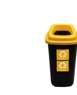 Odpadkové koše PLAFOR - Kôš na odpad 45l žltý
