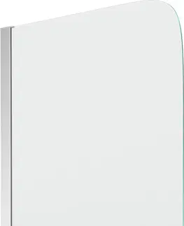 Sprchové dvere MEXEN - Felix vaňová zástena 1 krídla 70x140 cm, transparent, chróm 890-070-001-01-00