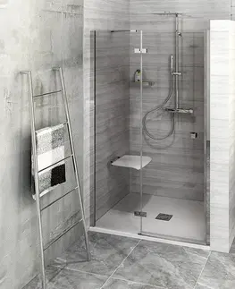 Sprchovacie kúty POLYSAN - FORTIS LINE sprchové dvere do niky 900 číre sklo, ľavé FL1490L