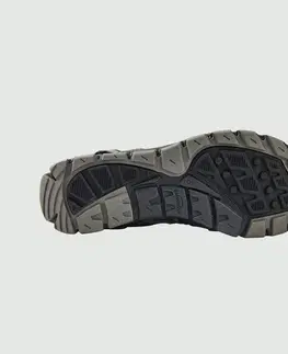 turistická obuv Pánska obuv NH150 Fresh na nenáročnú turistiku sivá