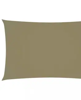 Stínící textilie Tieniaca plachta obdĺžniková 2 x 5 m oxfordská látka Dekorhome Žltá