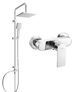 Sprchy a sprchové panely MEXEN/S - Tord sprchový stĺp vrátane sprchovej batérie Royo, chróm 72240200-00