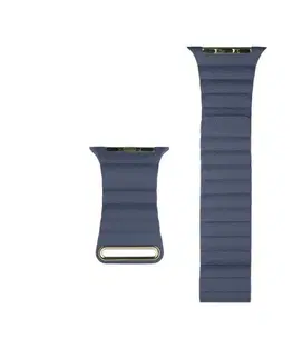 Príslušenstvo k wearables Kožený remienok COTEetCI Back Loop pre Apple Watch 384041mm, modrý WH5205-DB