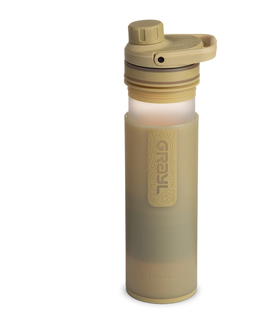 Fľaše na pitie Filtračná fľaša Grayl UltraPress Purifier Desert Tan