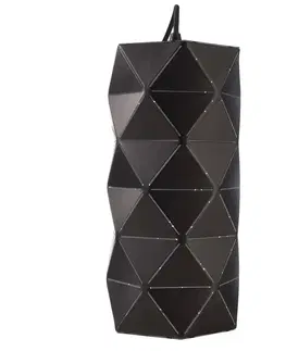 Závesné svietidlá Deko-Light Závesná lampa Asterope lineárna Ø 15 cm, čierna