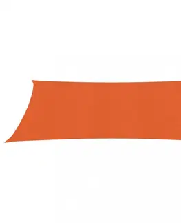 Stínící textilie Tieniaca plachta obdĺžniková HDPE 2,5 x 4 m Dekorhome Oranžová