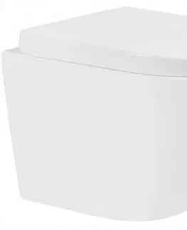 Záchody MEXEN - Lena Závesná WC misa vrátane sedátka s slow-tvrdý, biela 30298000