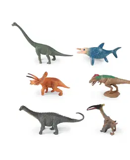 Hračky - figprky zvierat RAPPA - Sada dinosaurov v plastovej krabičke 6 ks